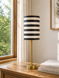 Monochrome Stripe Drum on Poise Stand