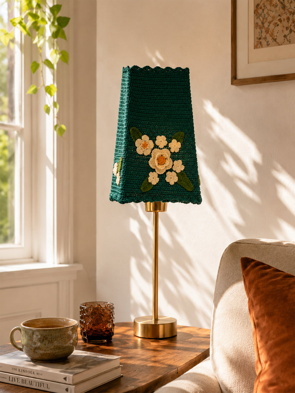 Camellia on Poise Stand