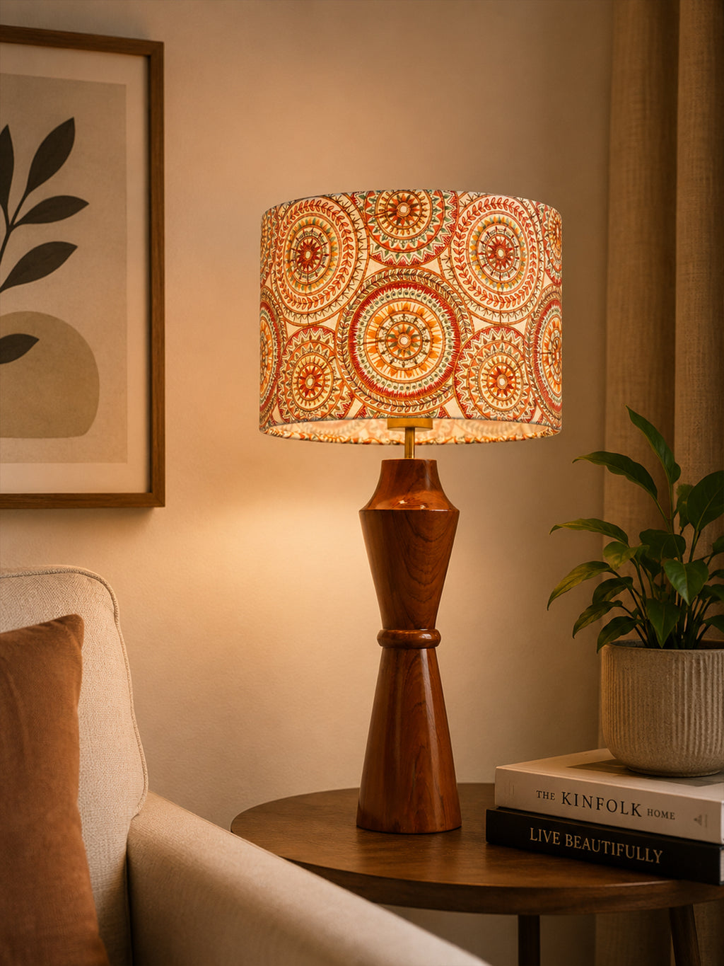 Keystone Wooden Table Lamp Stand