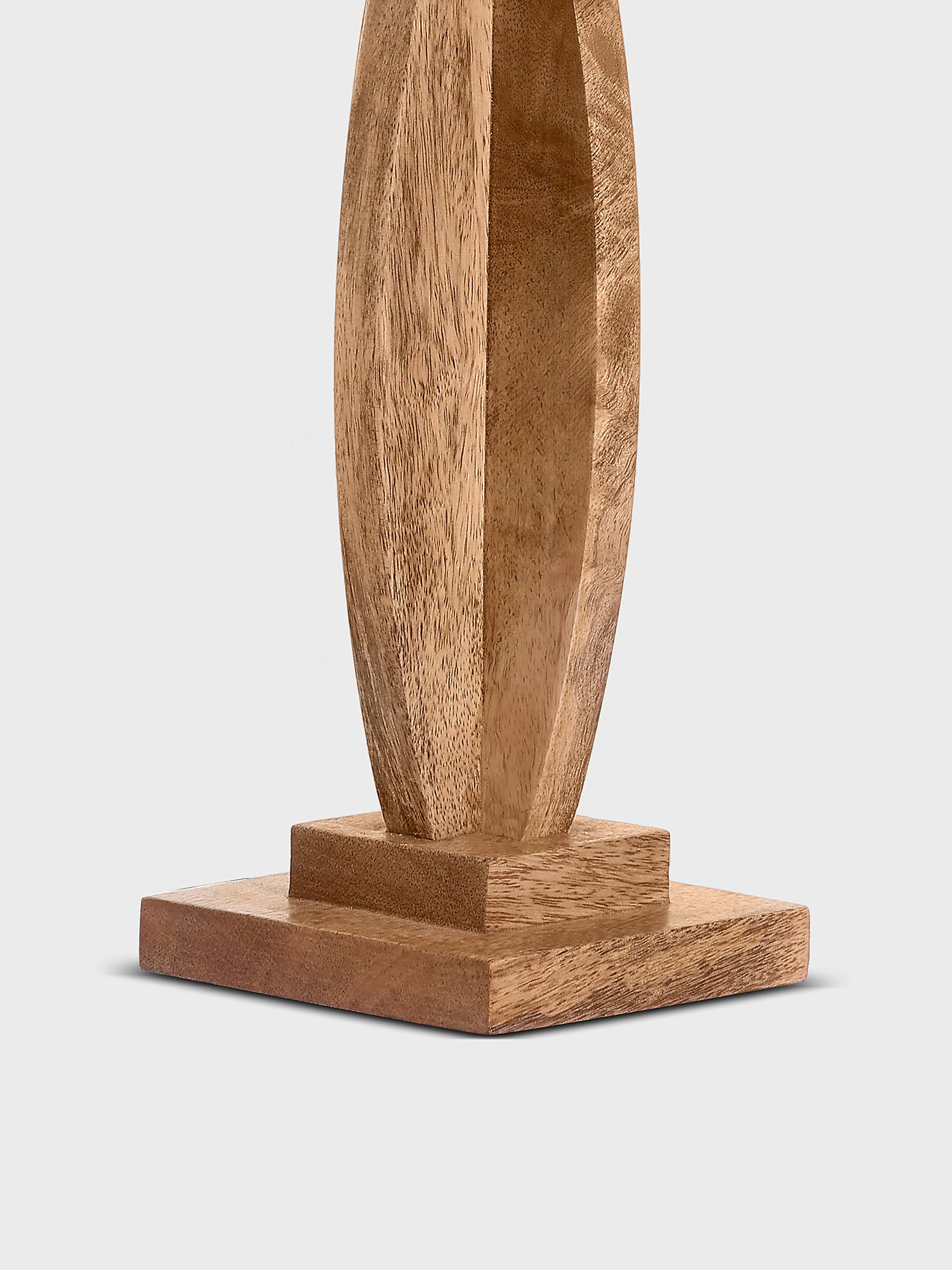 Prism Wooden Table Lamp Stand