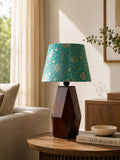 Facet Wooden Table Lamp Stand