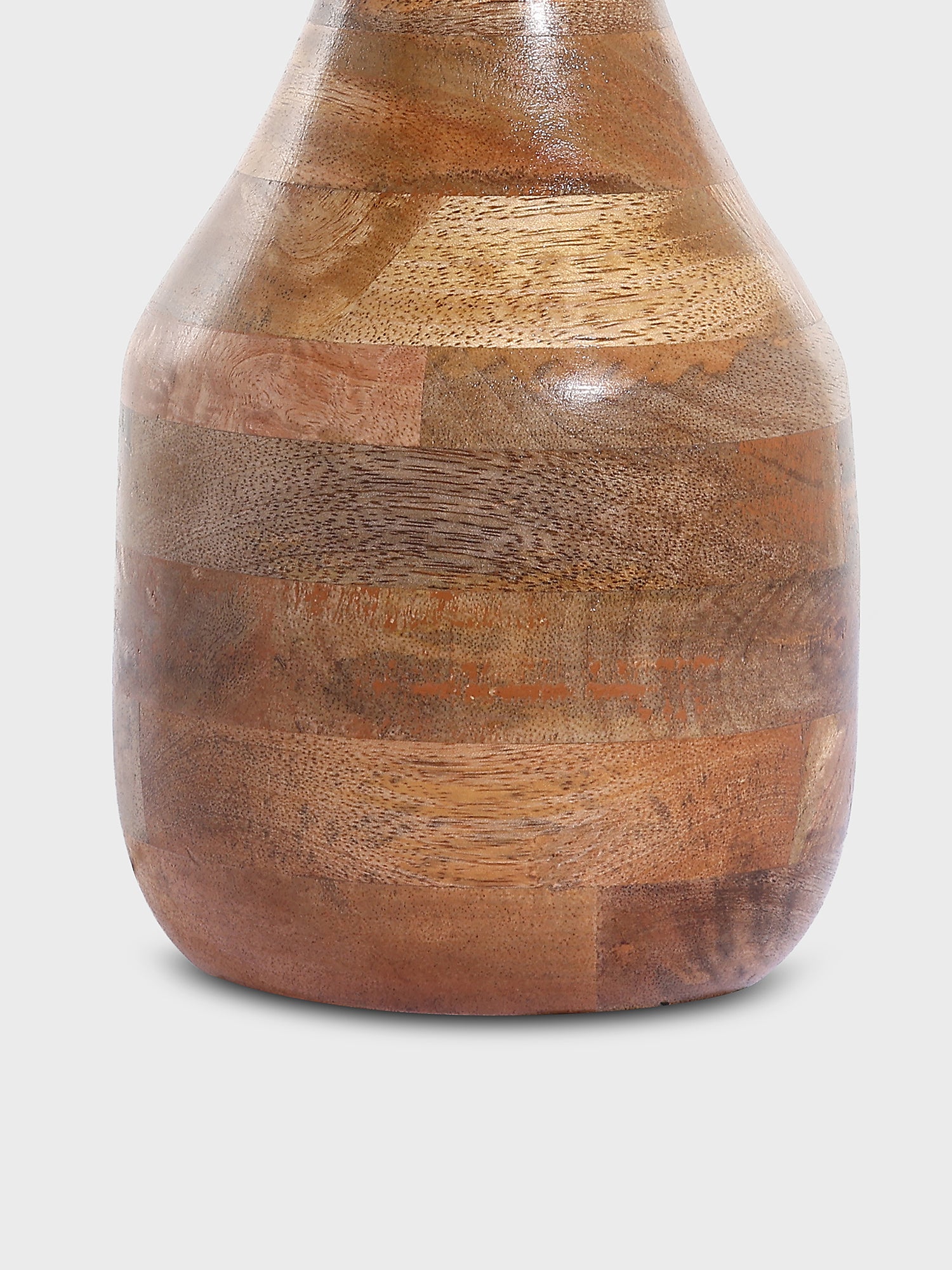 Niva Rounded Wooden Table Lamp Stand