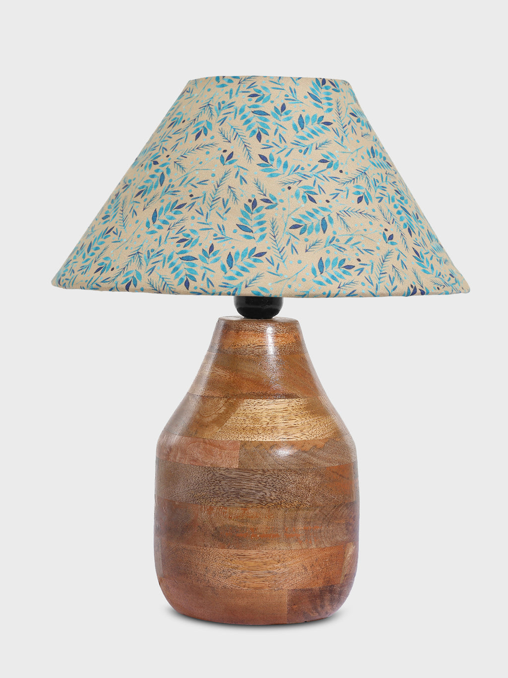 Niva Rounded Wooden Table Lamp Stand