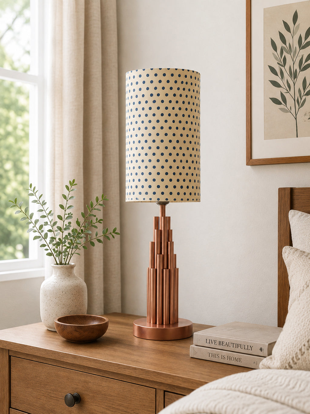 Strata Metal Table Lamp Stand