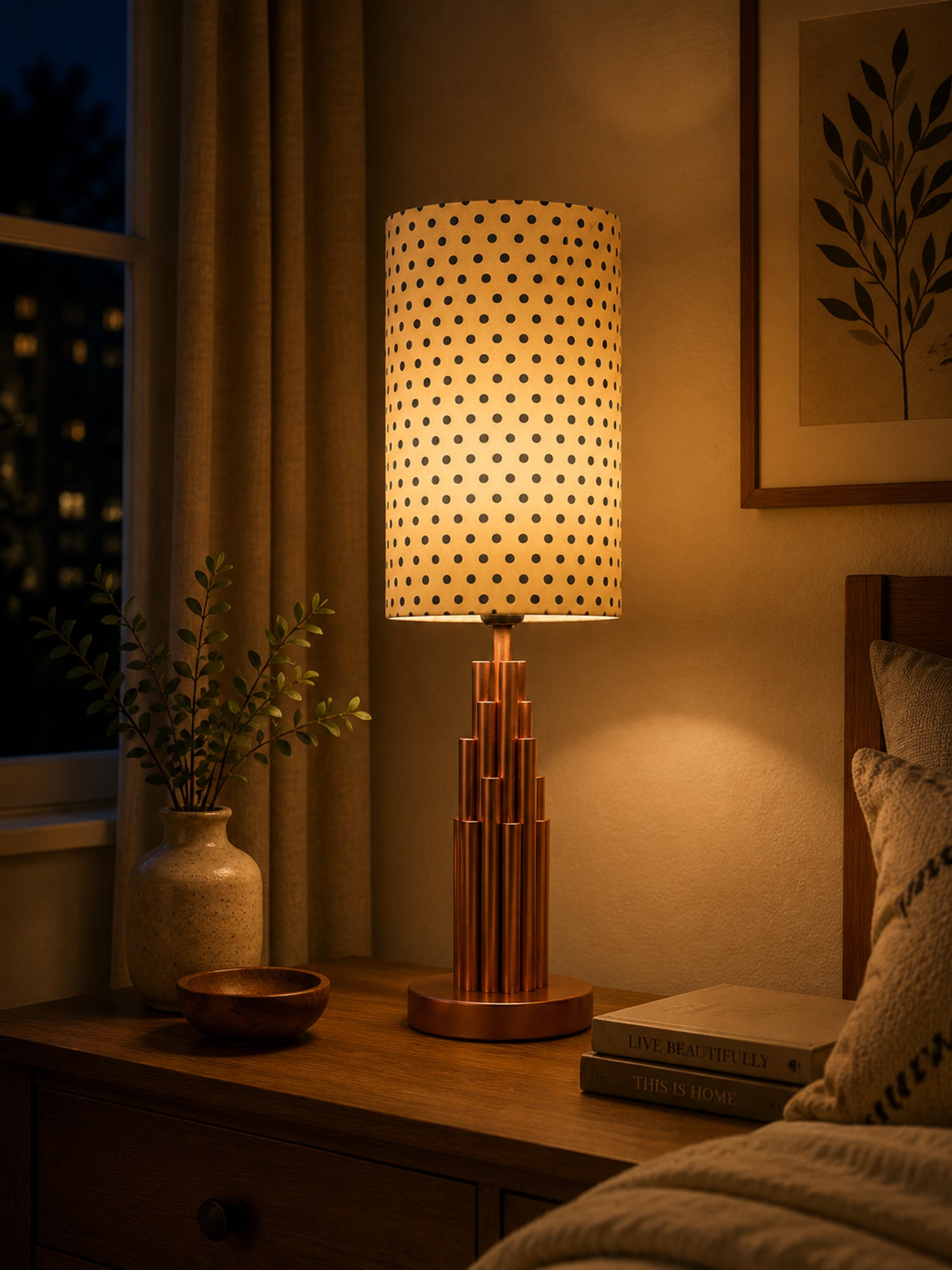 Strata Metal Table Lamp Stand