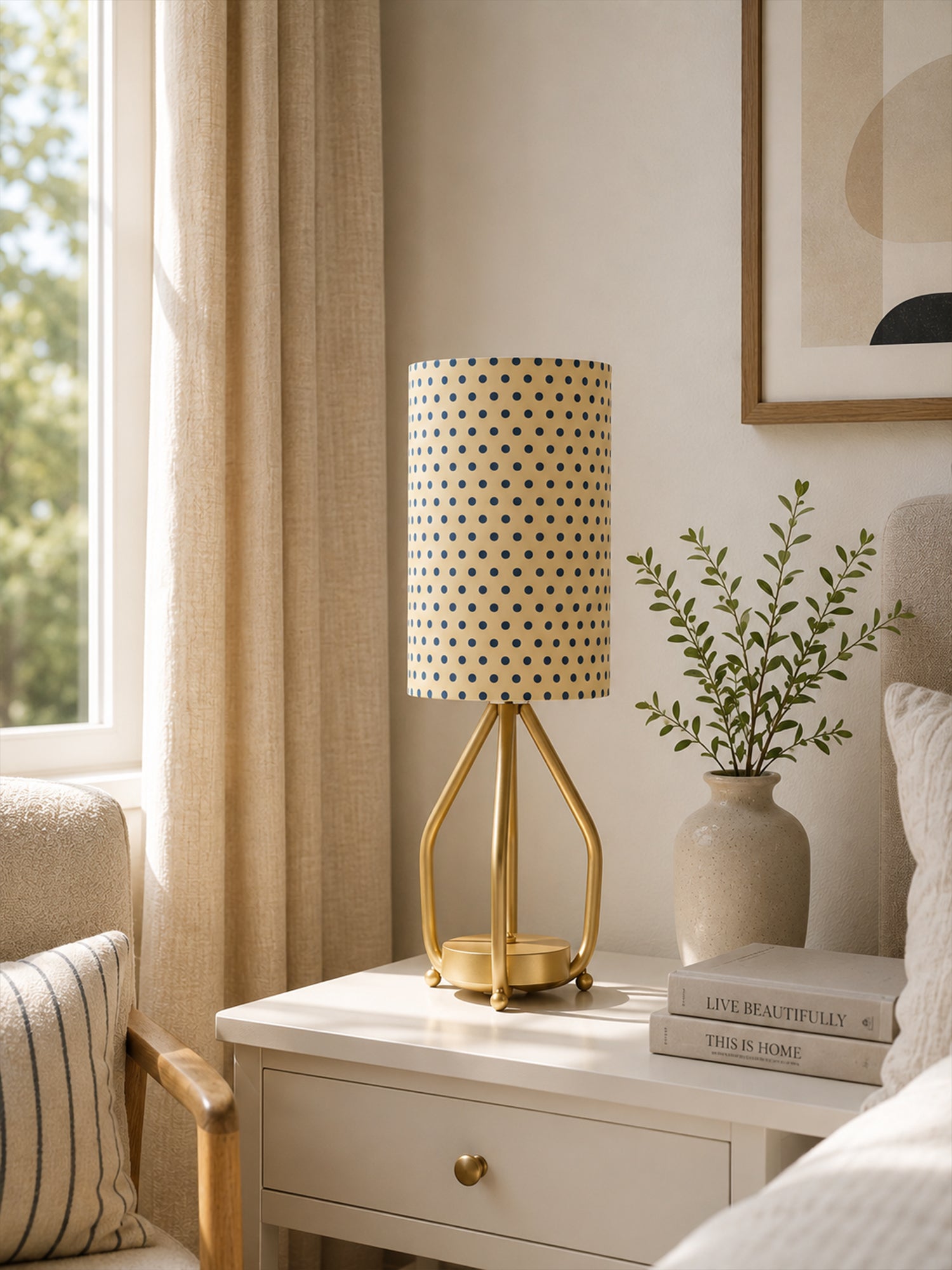 Luma Metal Table Lamp Stand