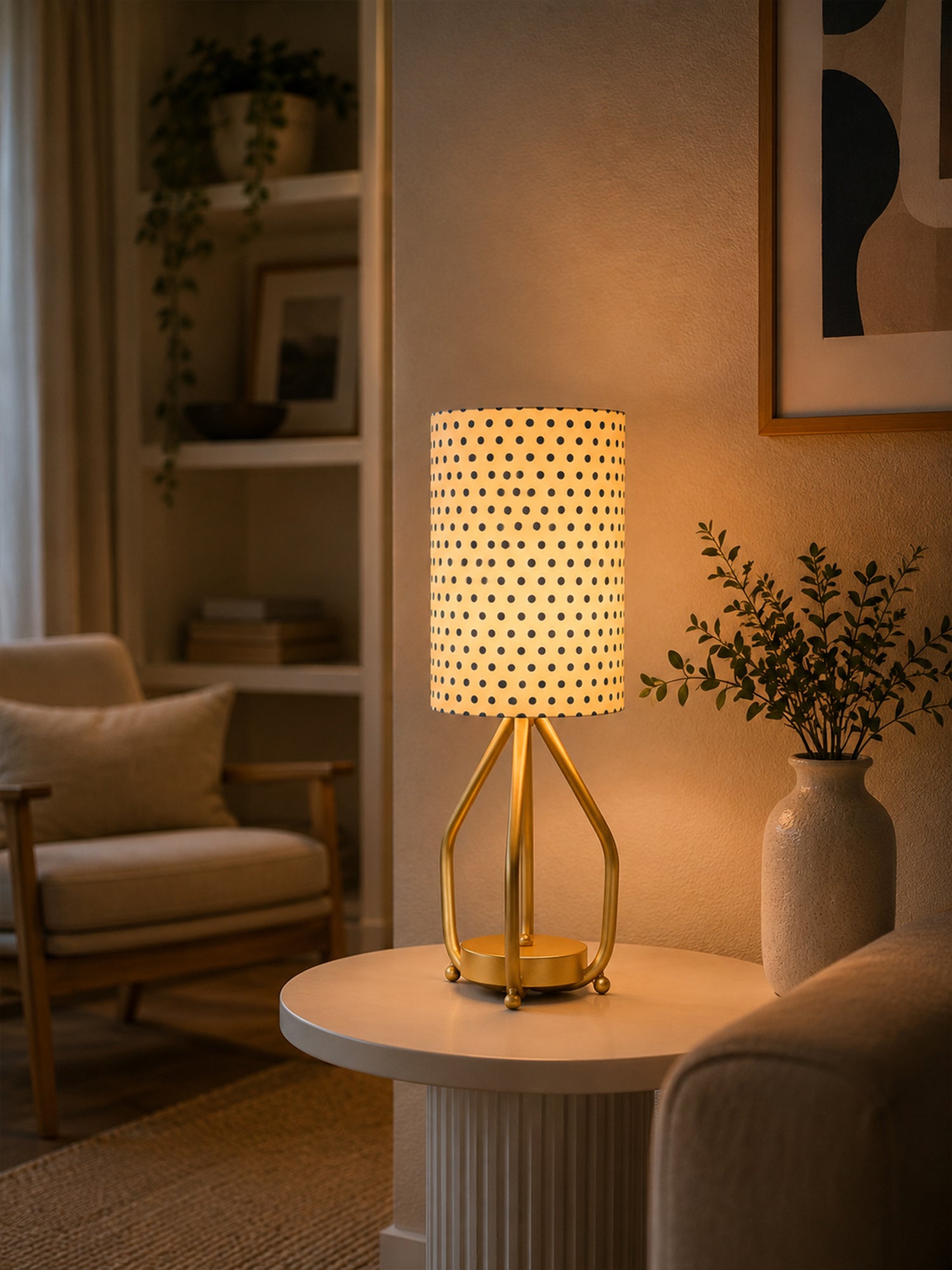 Luma Metal Table Lamp Stand